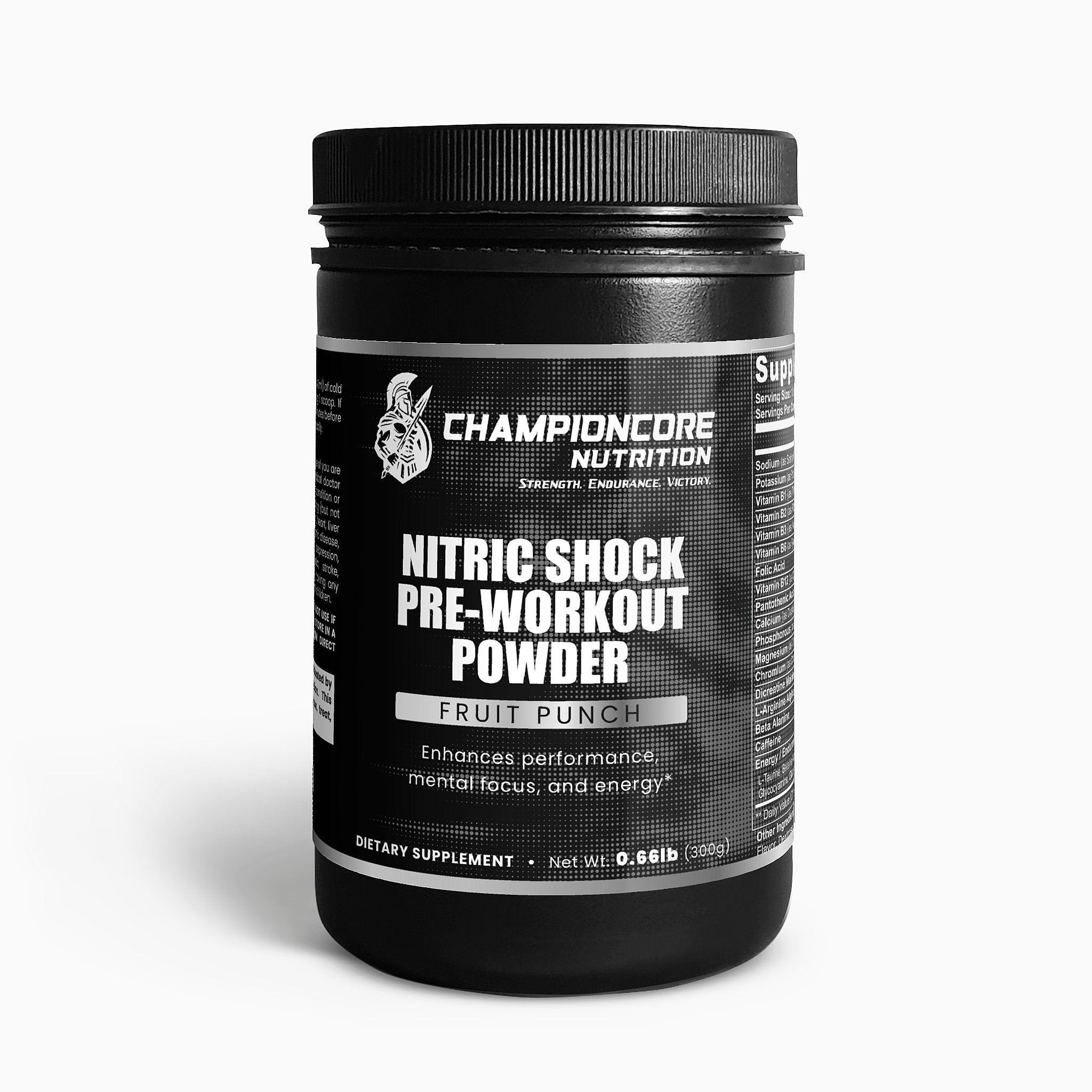 Nitric Shock Pre-Workout Powder (Fruit Punch)
