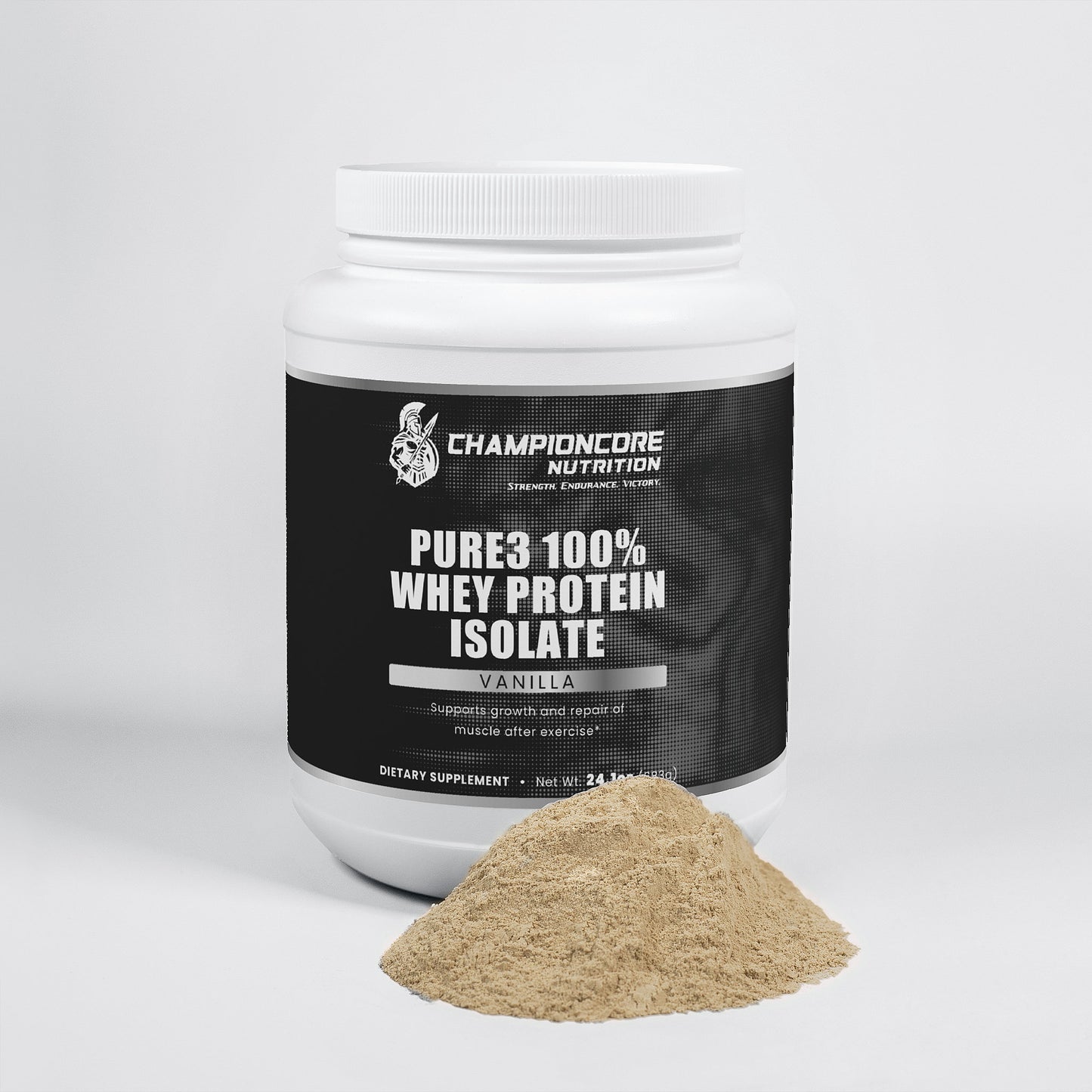 Pure3 100% Whey Protein Isolate (Vanilla)